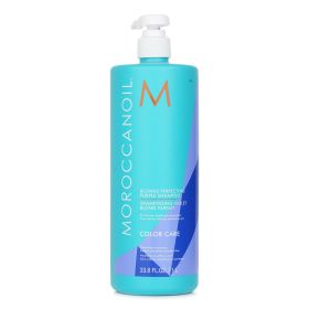 MOROCCANOIL - Blonde Perfecting Purple Shampoo (For Blonde, Lightened Or Grey Hair)140028 1000ml/33.8oz