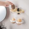 Beauty egg organizer sponge makeup egg bracket wall-mounted non-perforated drainage drying breathable shelf