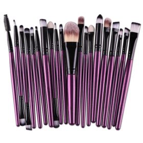 Maange MAANGE 20 PCs Makeup Brush Set Eye Shadow Brush Set Foundation Brush Beauty Tools (Handle Color: 5165ZH)