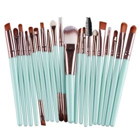 Maange MAANGE 20 PCs Makeup Brush Set Eye Shadow Brush Set Foundation Brush Beauty Tools (Handle Color: 5165LK)