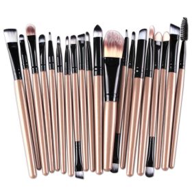 Maange MAANGE 20 PCs Makeup Brush Set Eye Shadow Brush Set Foundation Brush Beauty Tools (Handle Color: 5165JH)