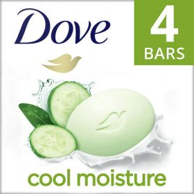 Dove Cool Moisture Cucumber & Green Tea Beauty Bar, 3.75 oz, 4 Bars (Brand: Dove)