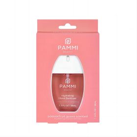 Pammi Beauty-Hydrating Hand Sanitizer Passionfruit Guava Scented Moisturizer (Volume: 1.3oz/38ml)